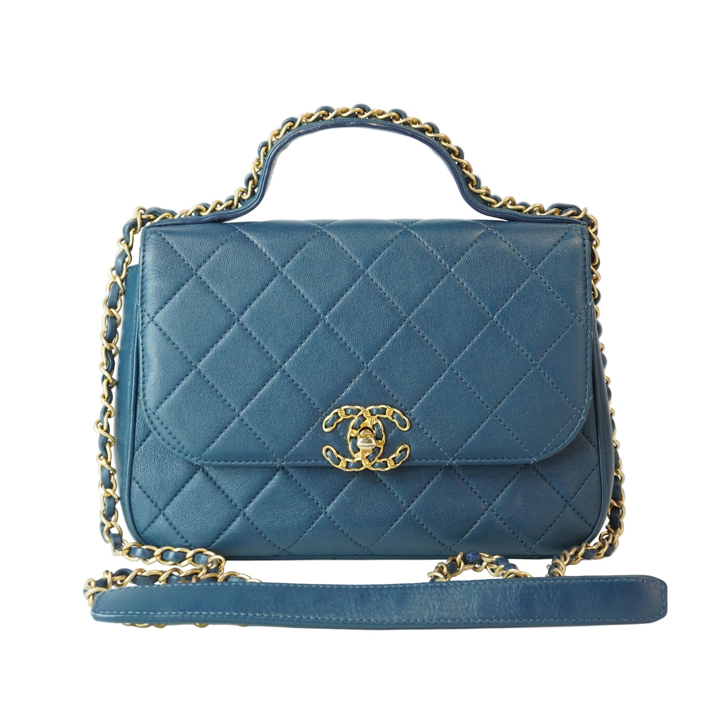 Chanel 19 Quilted Leather Small GHW