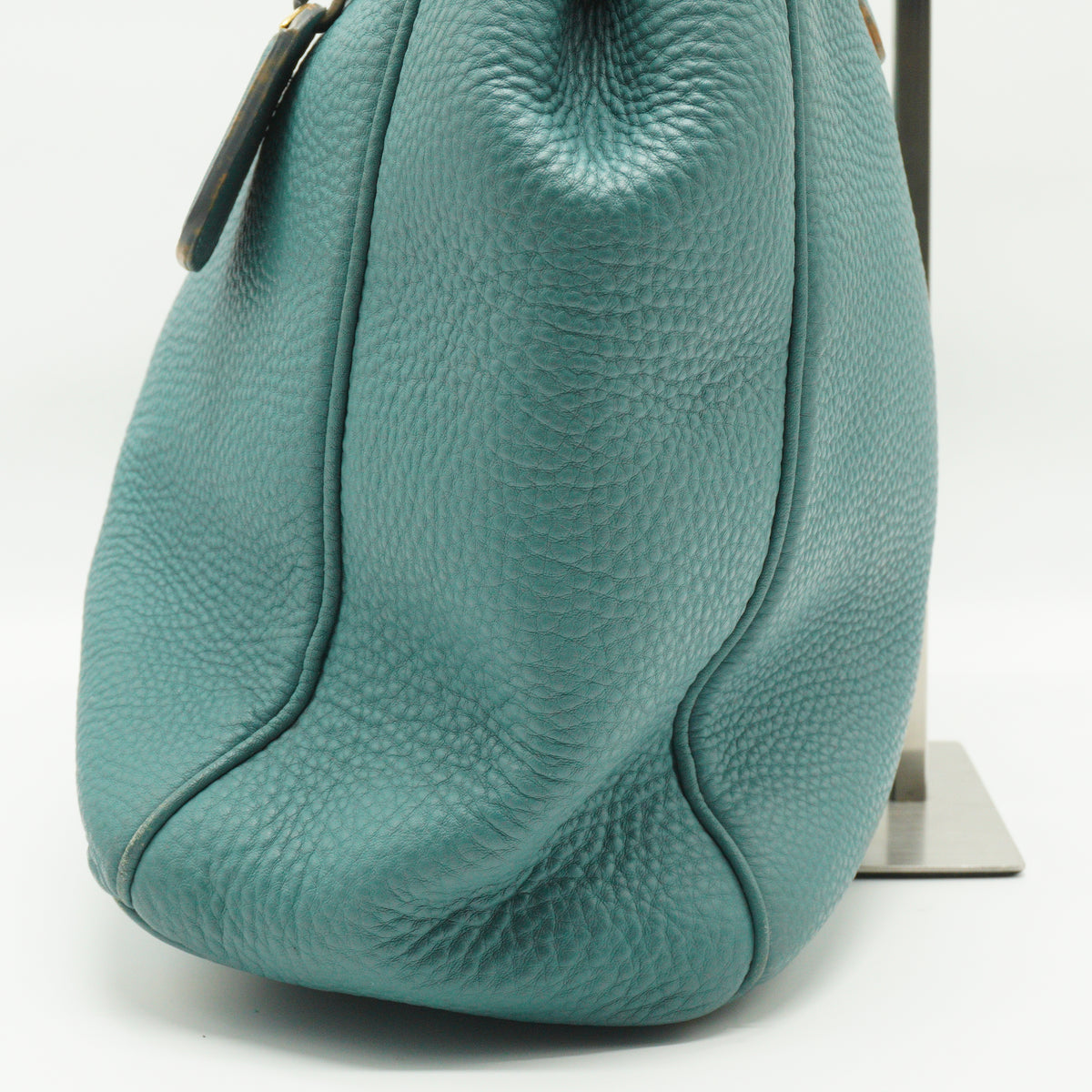 Prada Vitello Daino Tote Bag Blue Large GHW