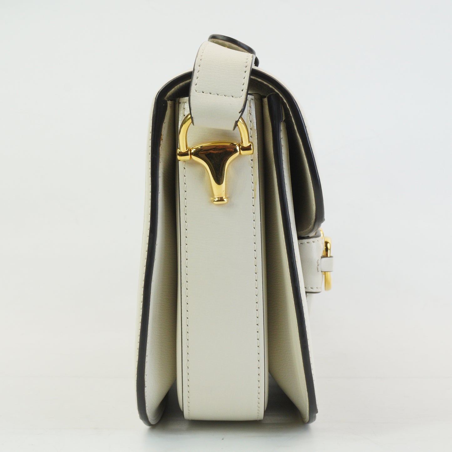 Gucci Horsebit Medium White Trims GHW