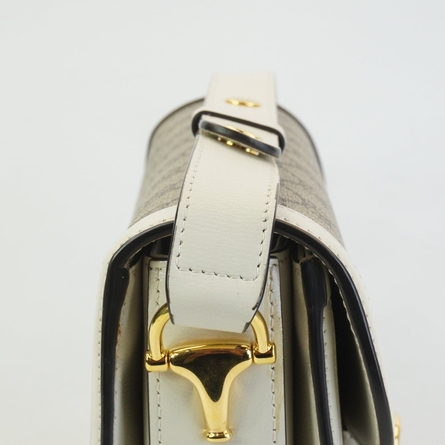 Gucci Horsebit Medium White Trims GHW