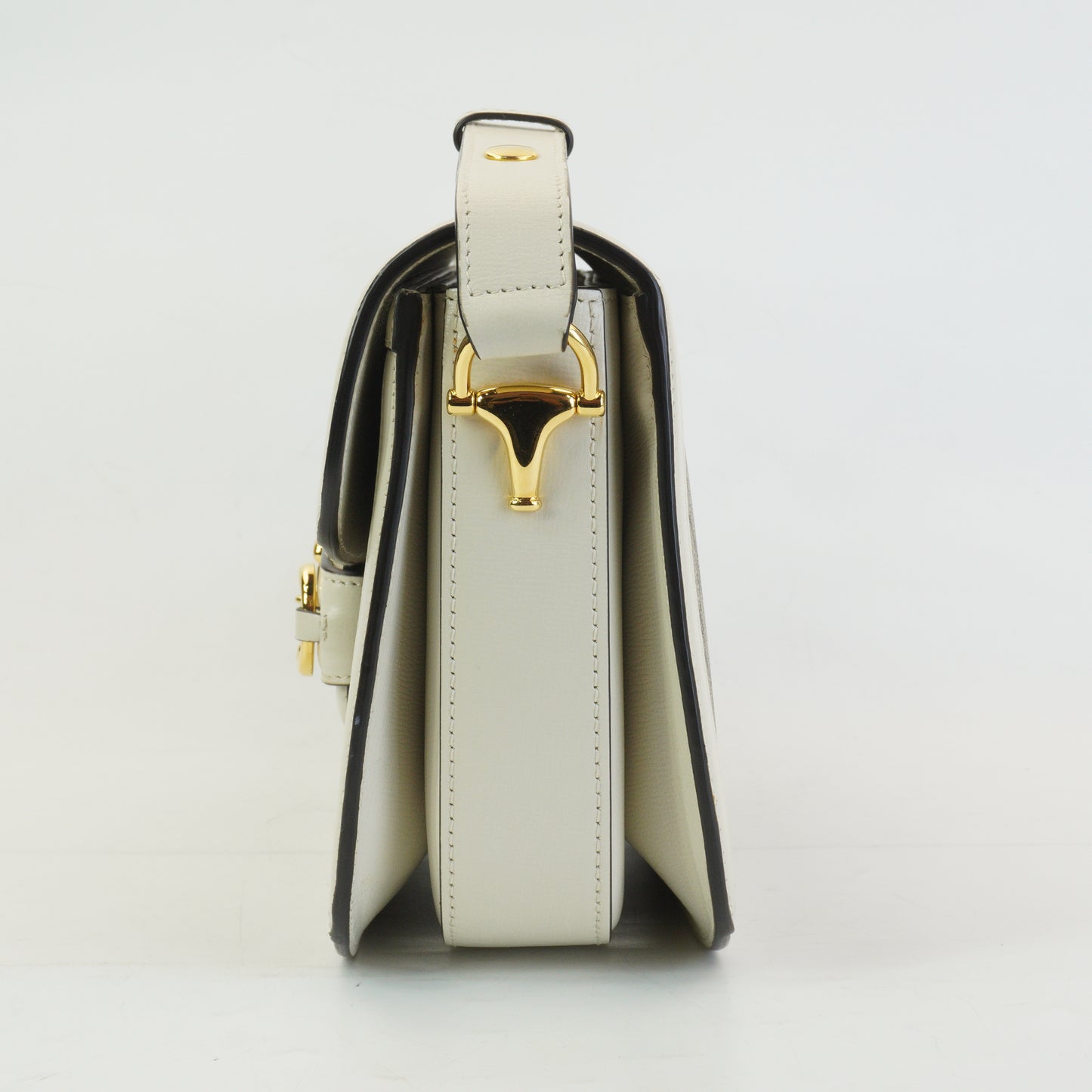 Gucci Horsebit Medium White Trims GHW