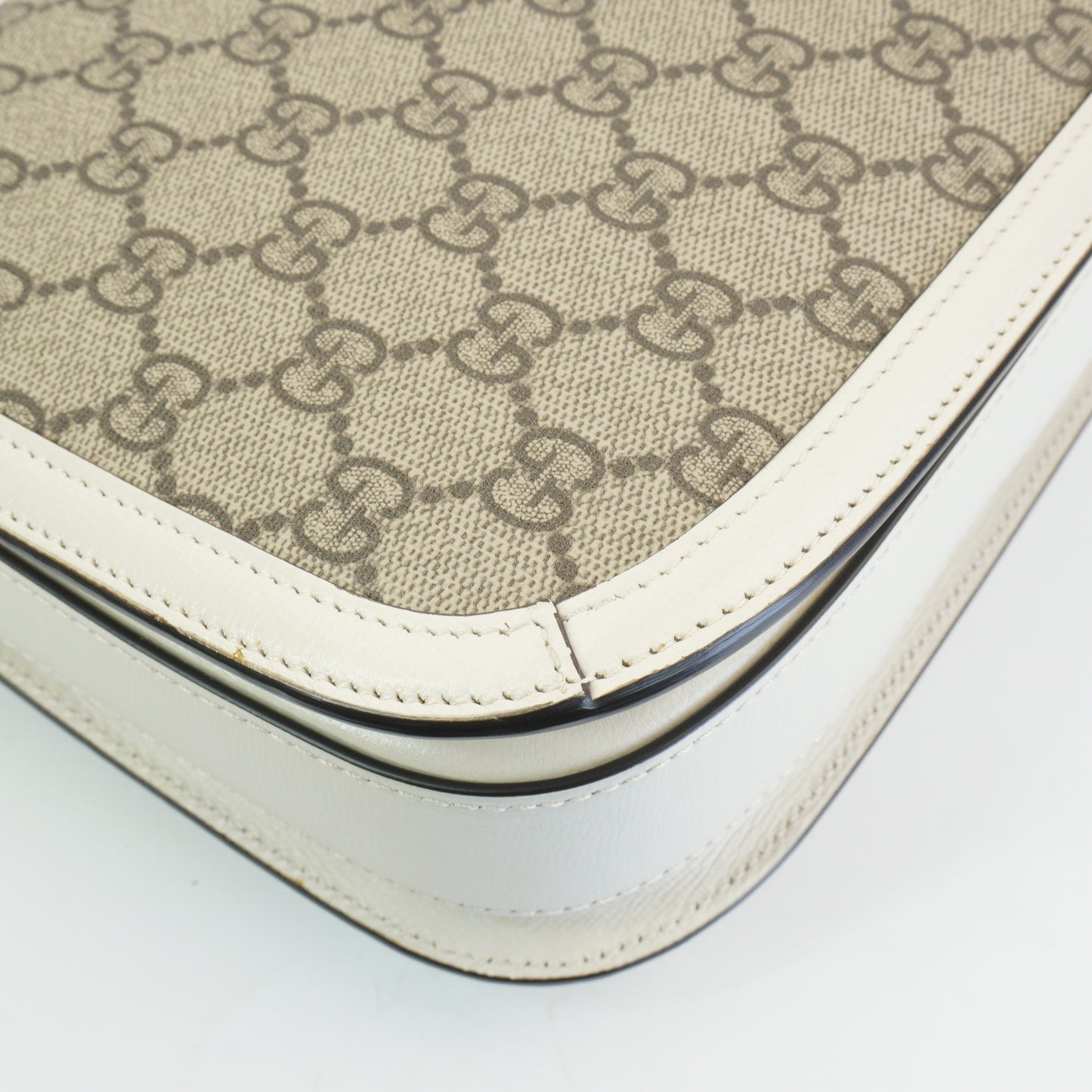 Gucci Horsebit Medium White Trims GHW