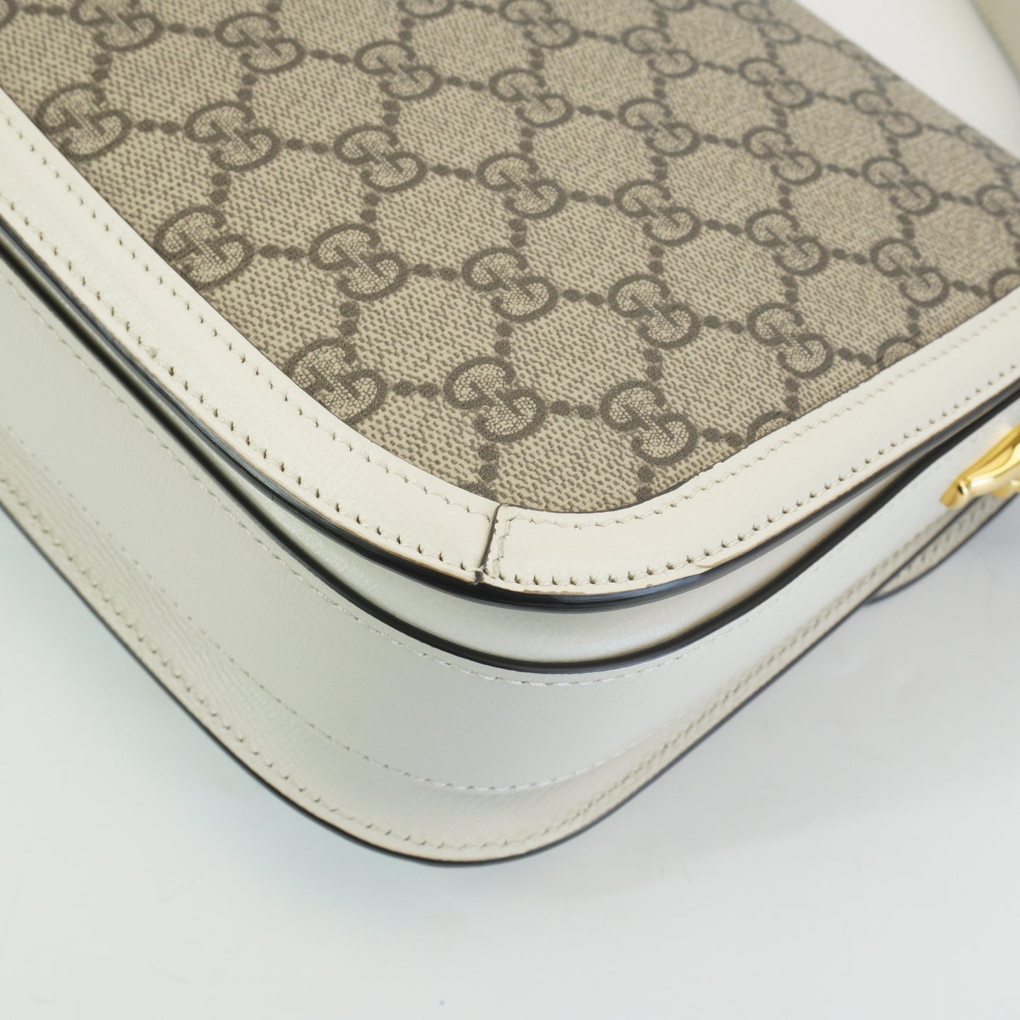 Gucci Horsebit Medium White Trims GHW