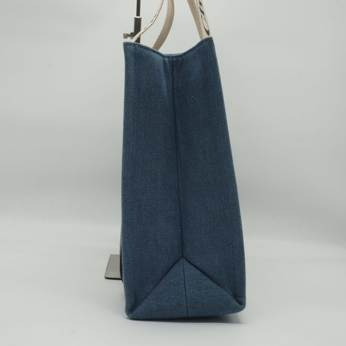 Chloe	Woody Denim Tote Bag Medium