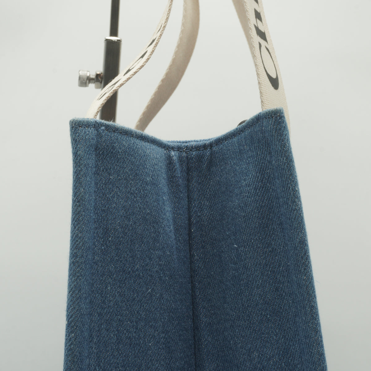 Chloe	Woody Denim Tote Bag Medium