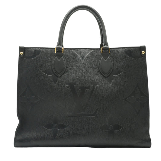 Louis Vuitton	On The Go MM Monogram Empreinte Black GHW