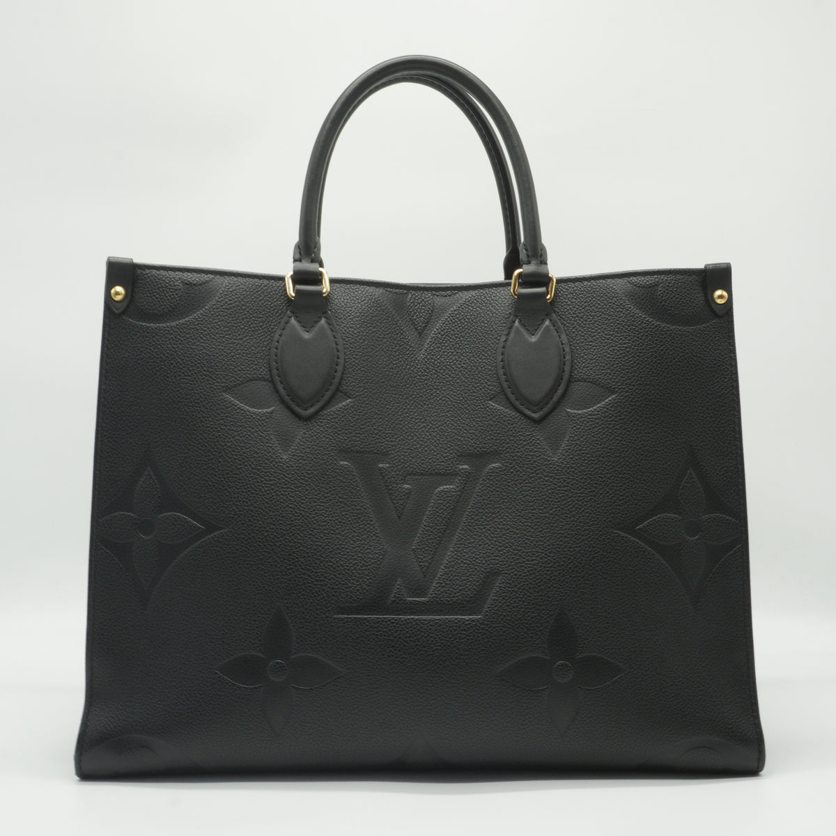 Louis Vuitton	On The Go MM Monogram Empreinte Black GHW