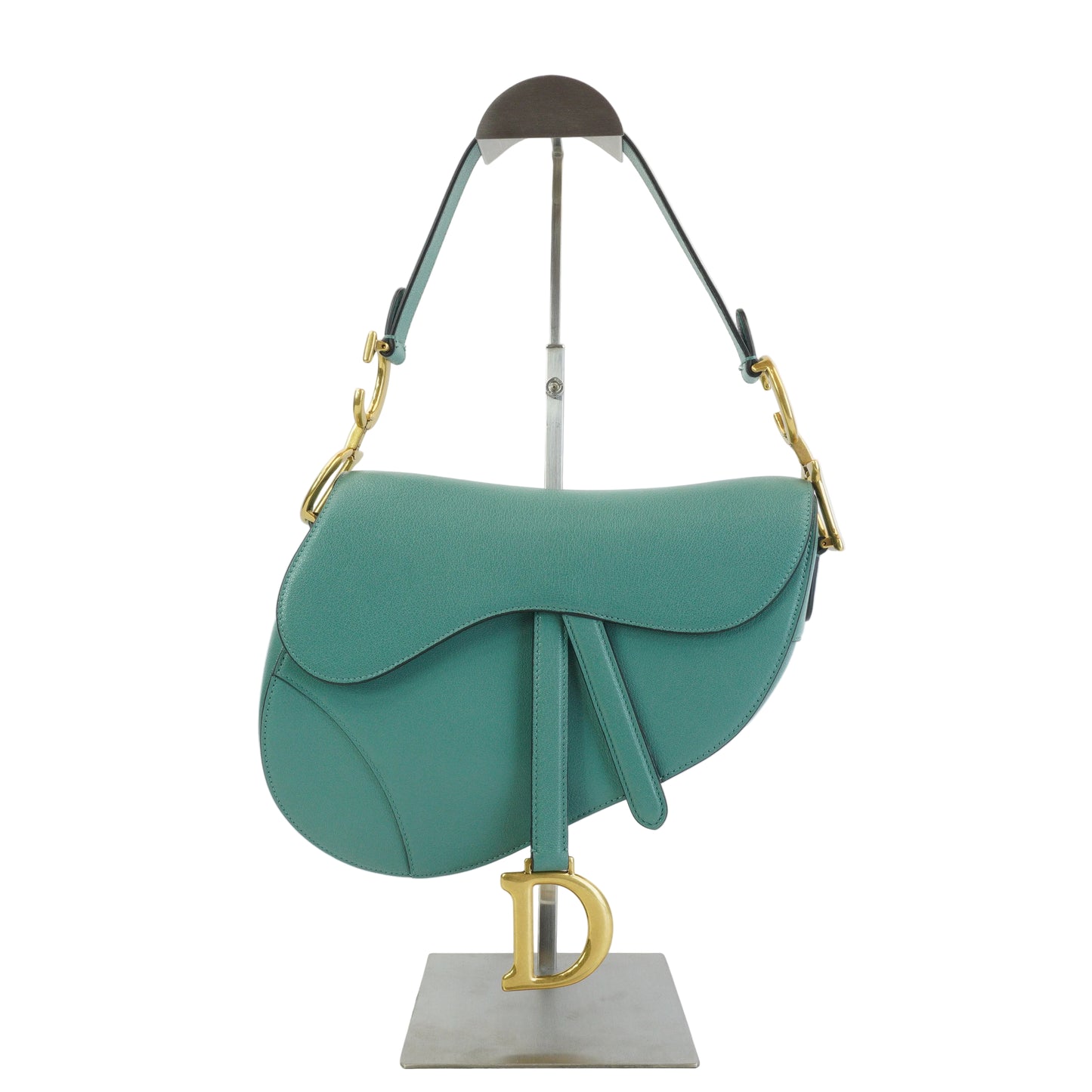 Dior	Saddle Dusty Jade Medium GHW