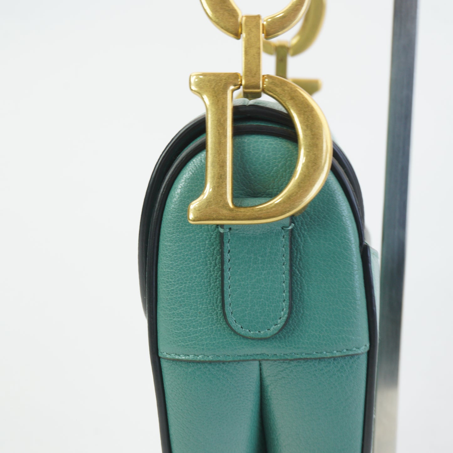Dior	Saddle Dusty Jade Medium GHW