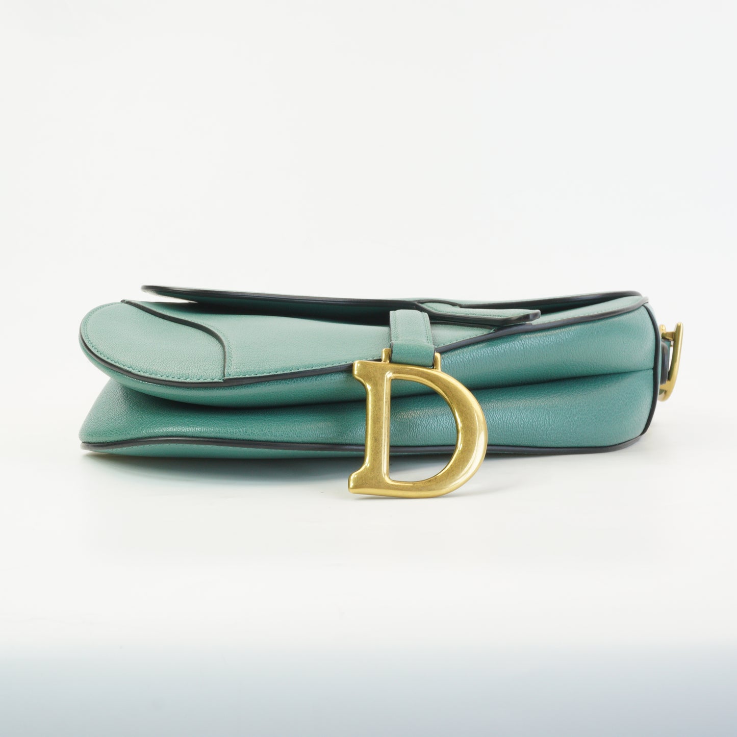 Dior	Saddle Dusty Jade Medium GHW