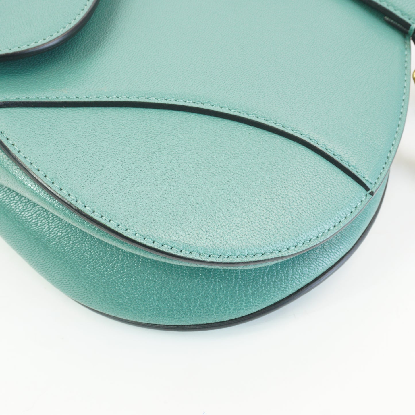 Dior	Saddle Dusty Jade Medium GHW