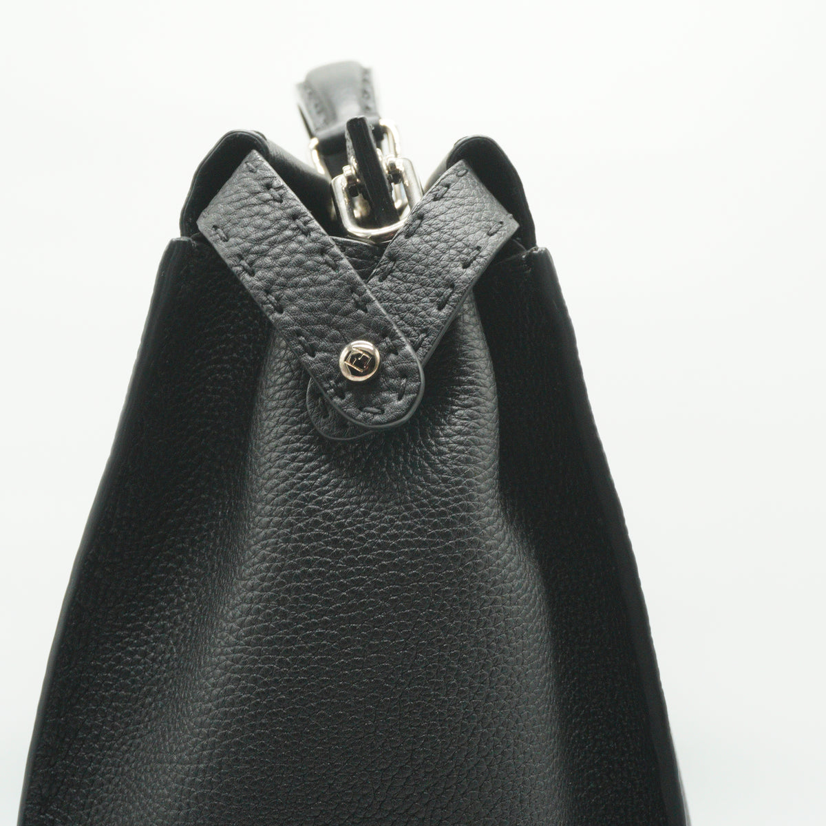 Fendi Selleria Peekaboo Iconic Fit XL Black SHW
