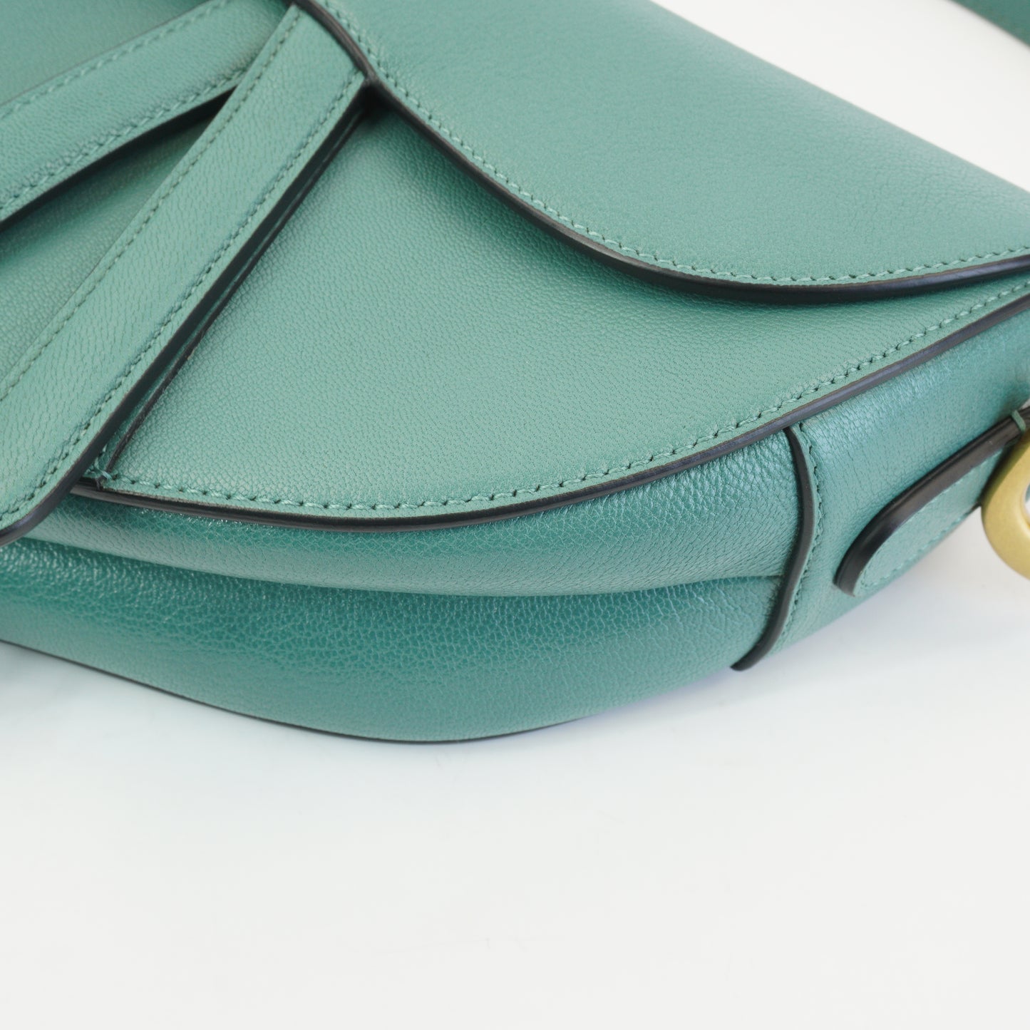 Dior	Saddle Dusty Jade Medium GHW