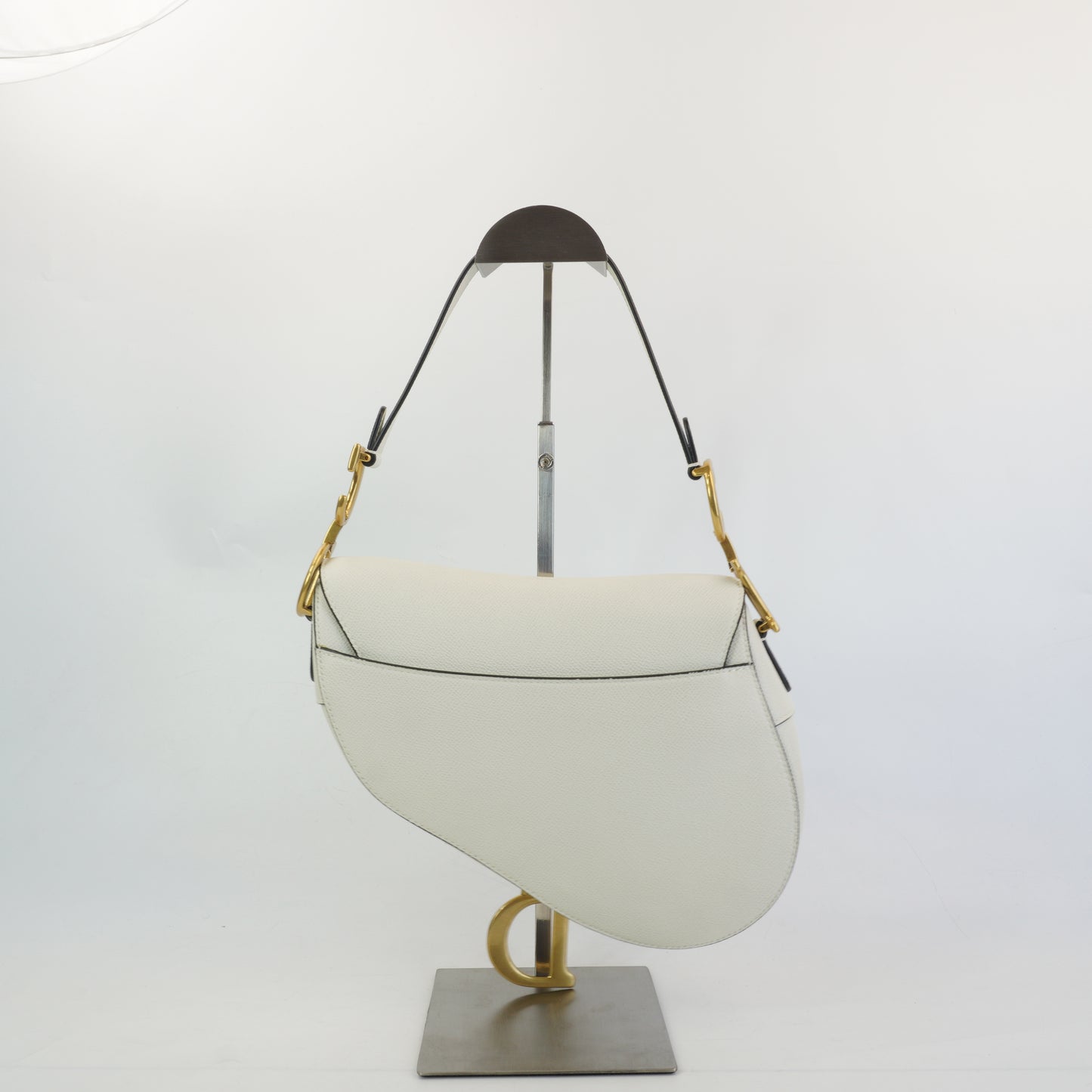 Dior	Saddle White Medium GHW