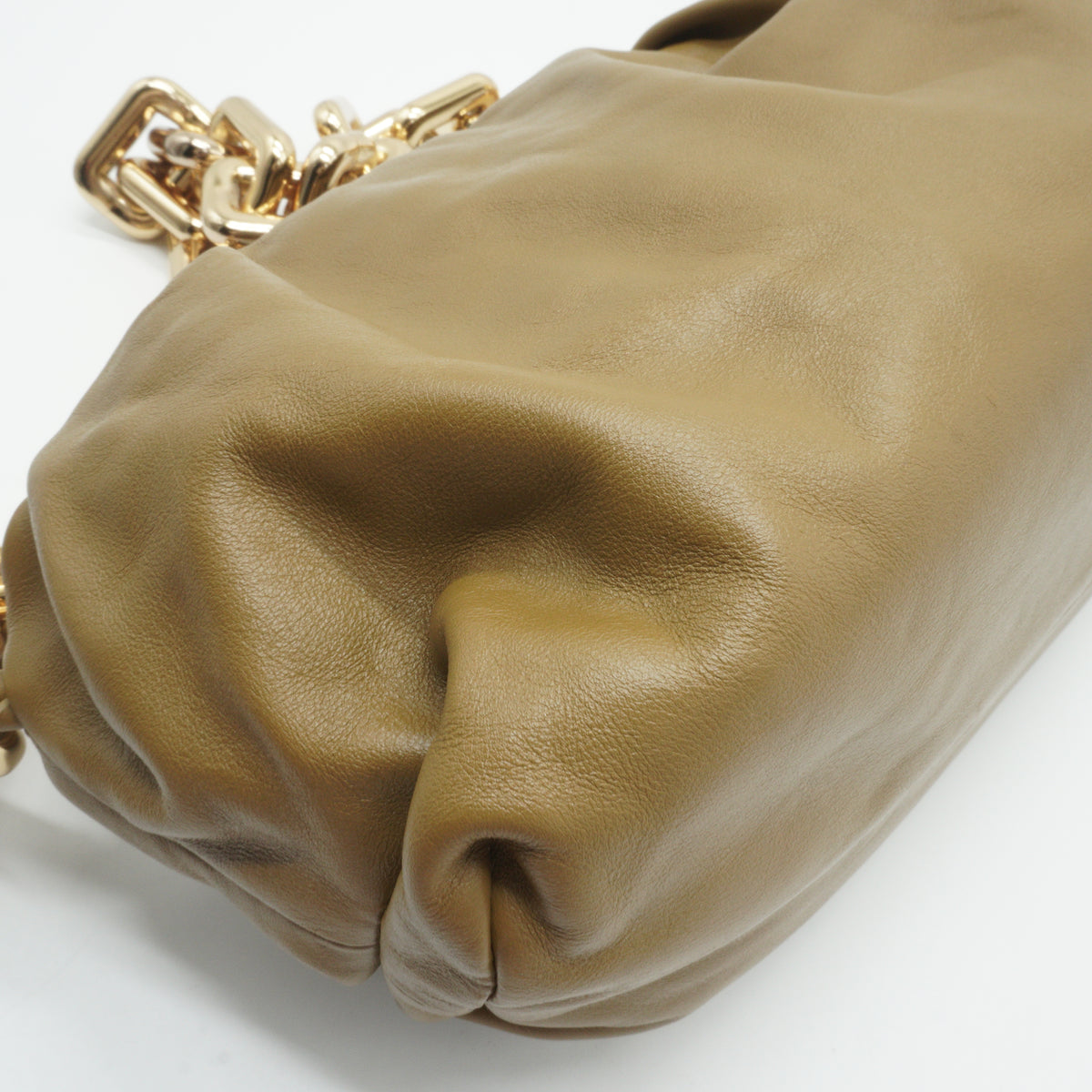 Bottega Veneta	Chain Pouch Brown Medium GHW