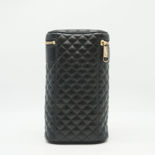 Gucci Zumi Quilted Leather Cylindrical Bag Small GHW