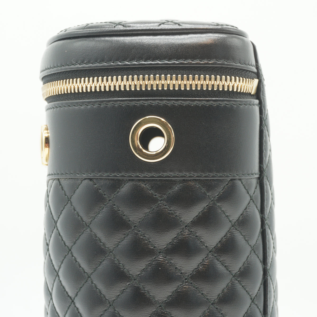 Gucci Zumi Quilted Leather Cylindrical Bag Small GHW