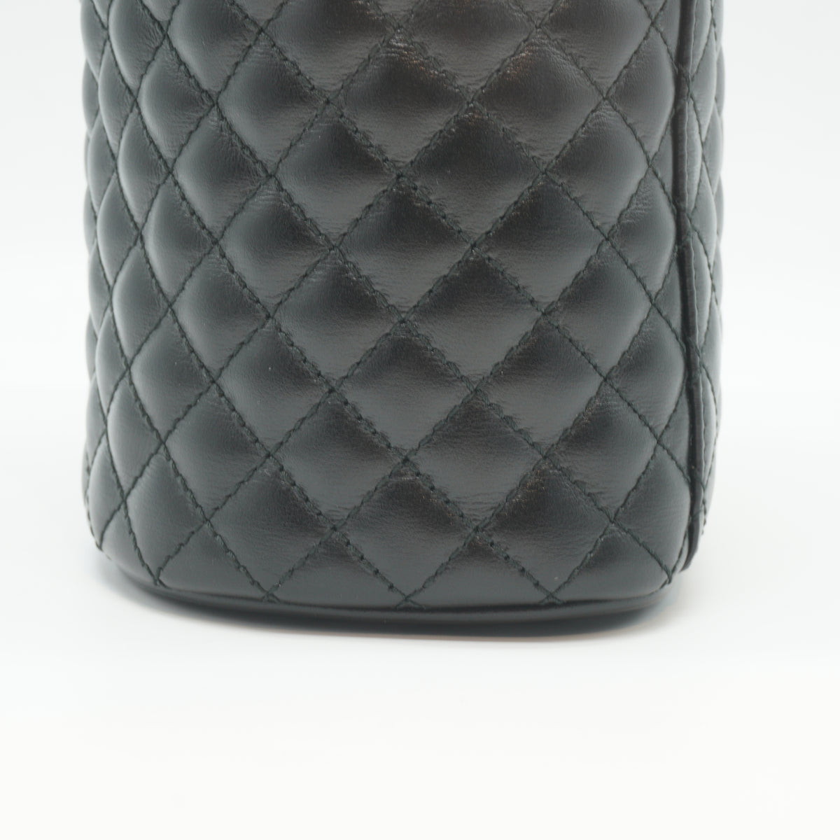 Gucci Zumi Quilted Leather Cylindrical Bag Small GHW