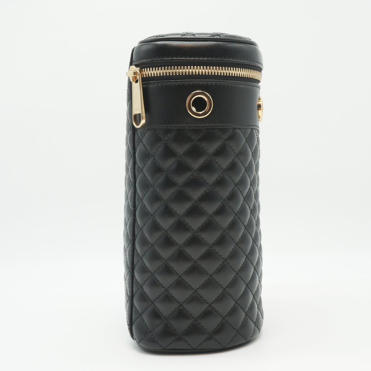 Gucci Zumi Quilted Leather Cylindrical Bag Small GHW