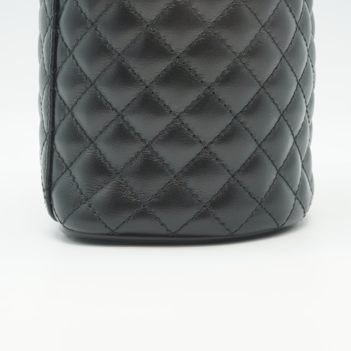 Gucci Zumi Quilted Leather Cylindrical Bag Small GHW
