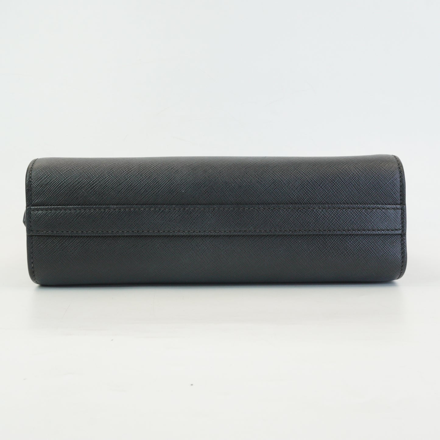 Prada Esplanade Saffiano Crossbody Bag Black GHW Small