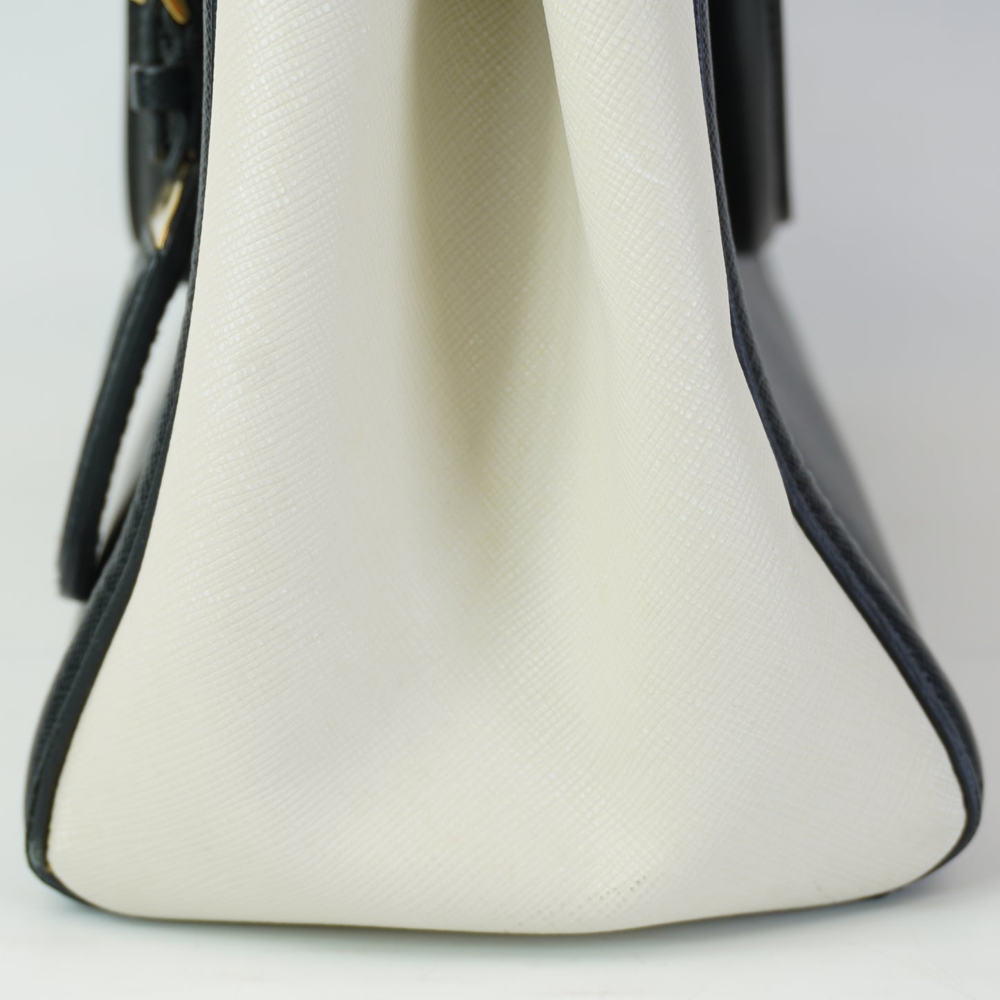 Prada Saffiano Lux Bicolor Tote Bag GHW Small