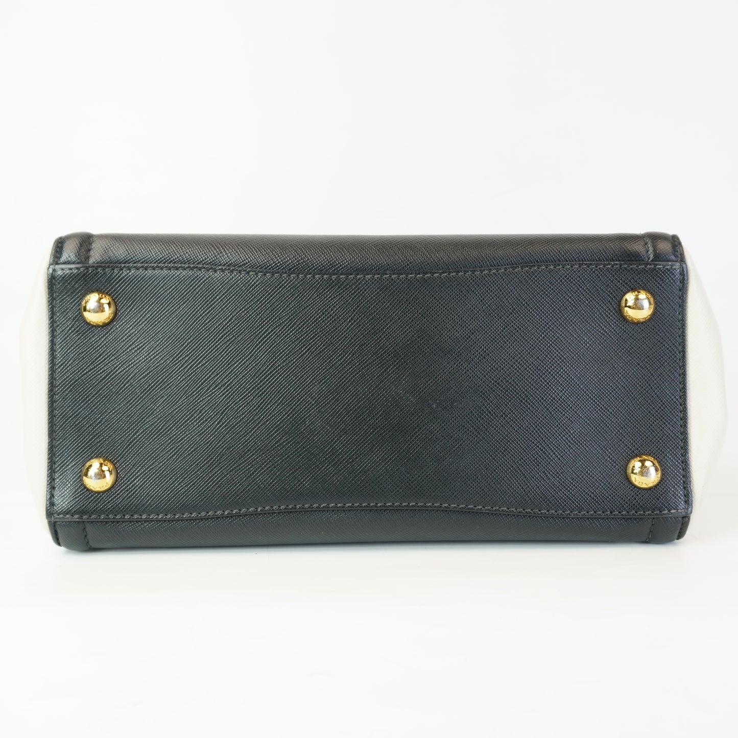 Prada Saffiano Lux Bicolor Tote Bag GHW Small