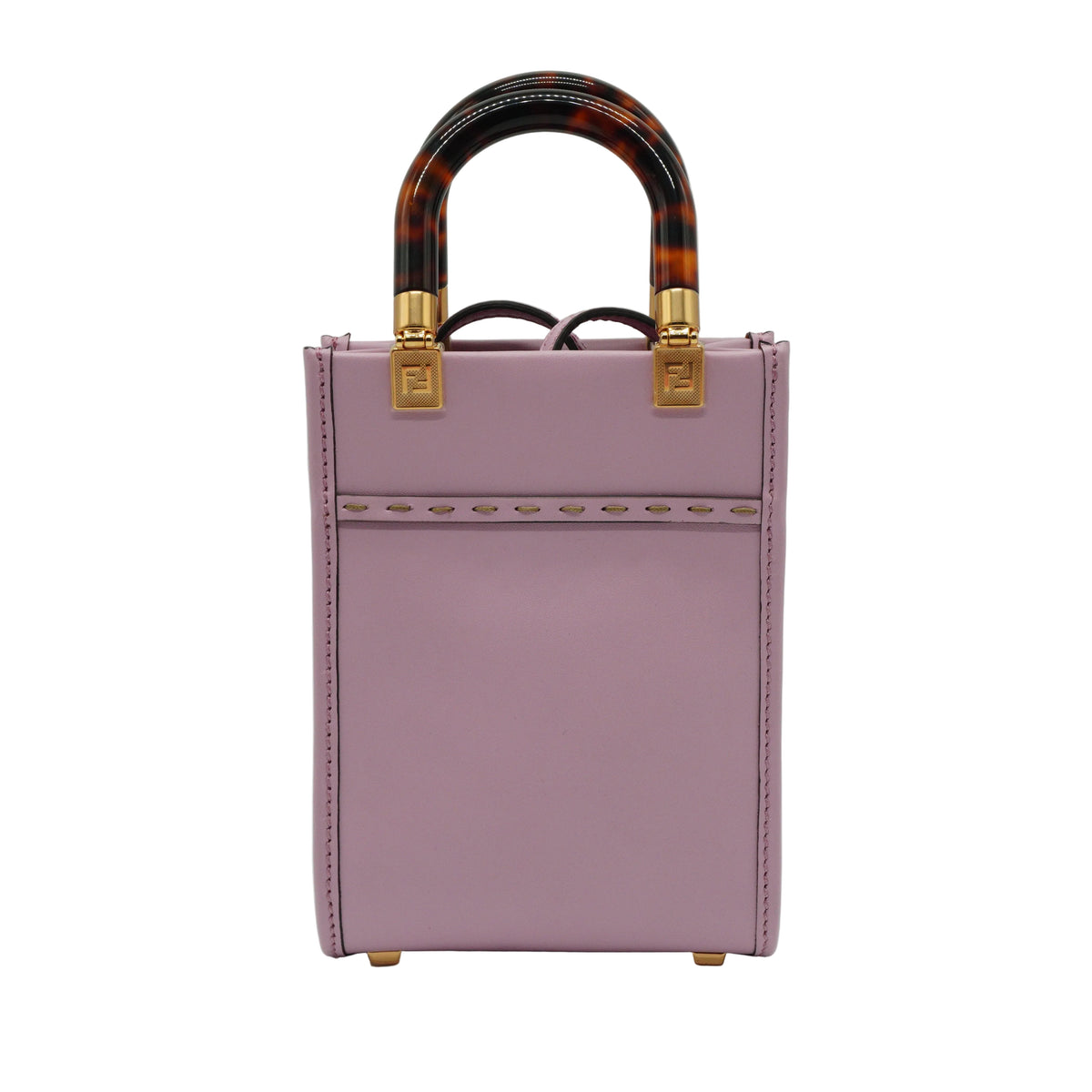 Fendi Sunshine Shopper Mini Purple GHW
