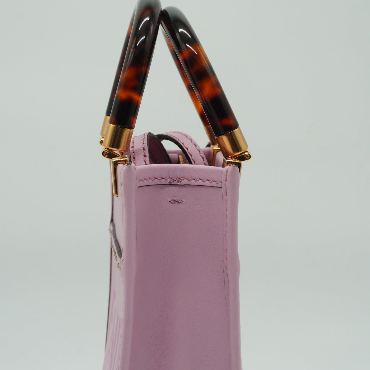 Fendi Sunshine Shopper Mini Purple GHW