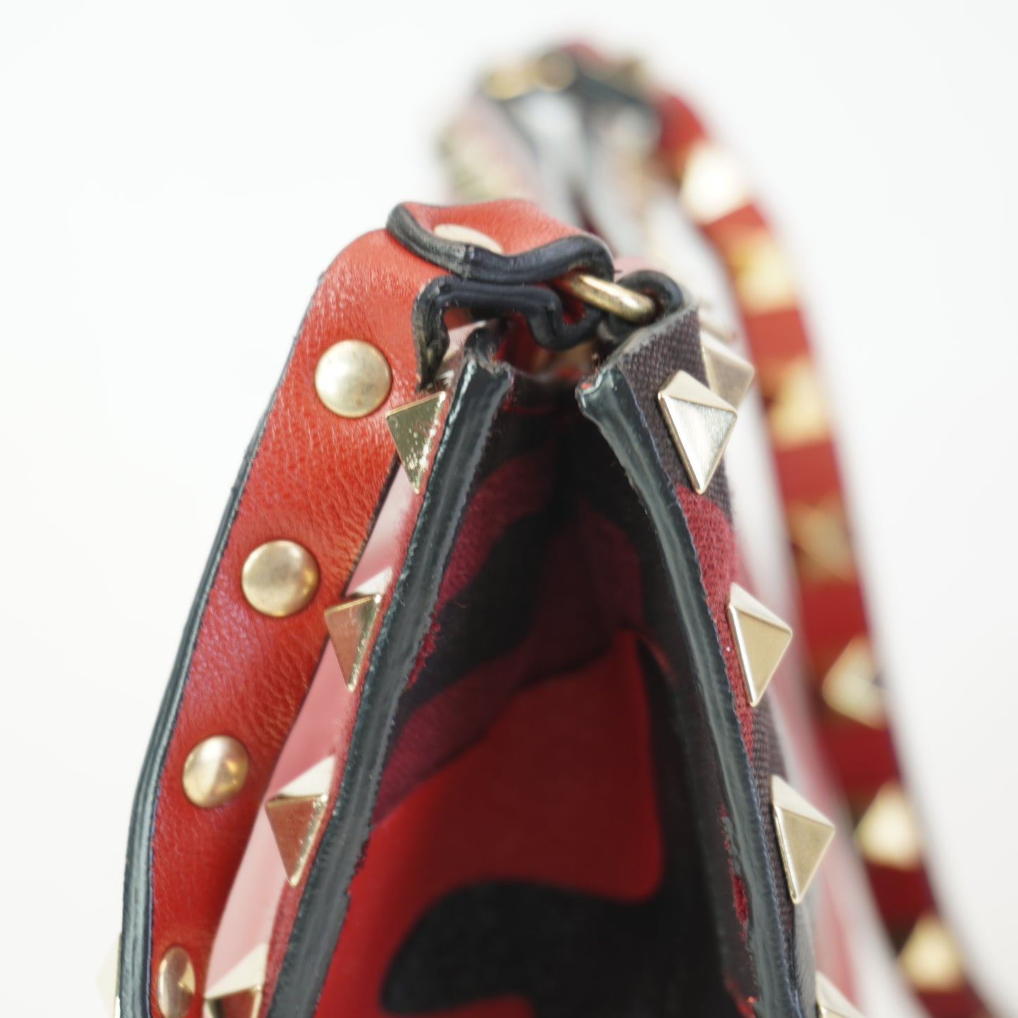 Valentino Rockstud Camouflage Shoulder Bag