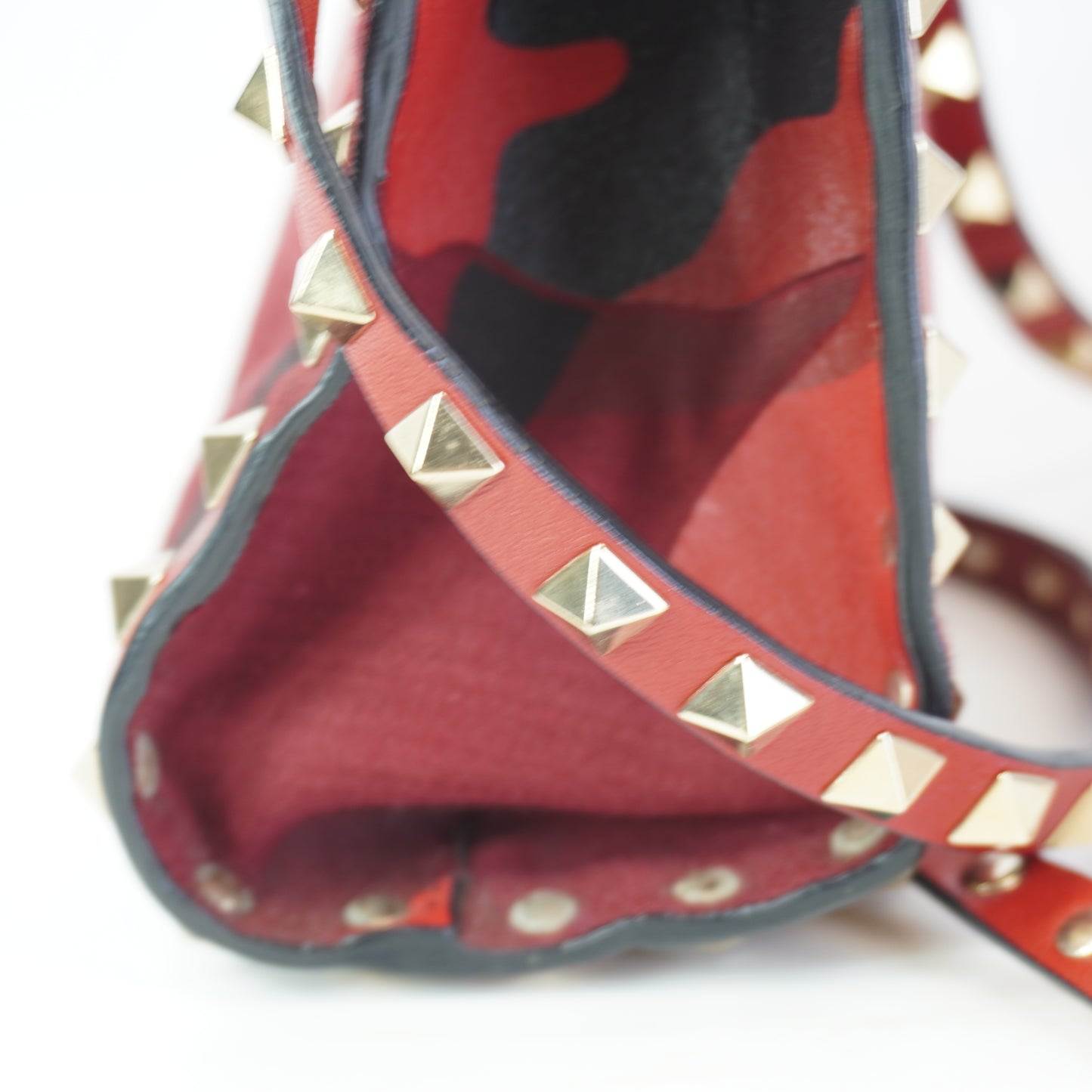 Valentino Rockstud Camouflage Shoulder Bag