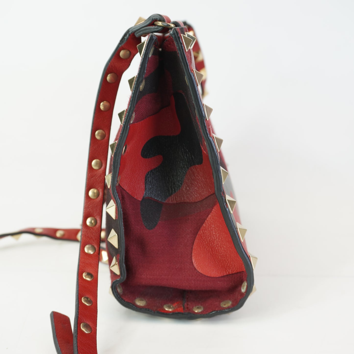 Valentino Rockstud Camouflage Shoulder Bag