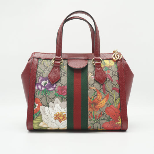 Gucci GG  Supreme Monogram Ophidia Tote Small GHW