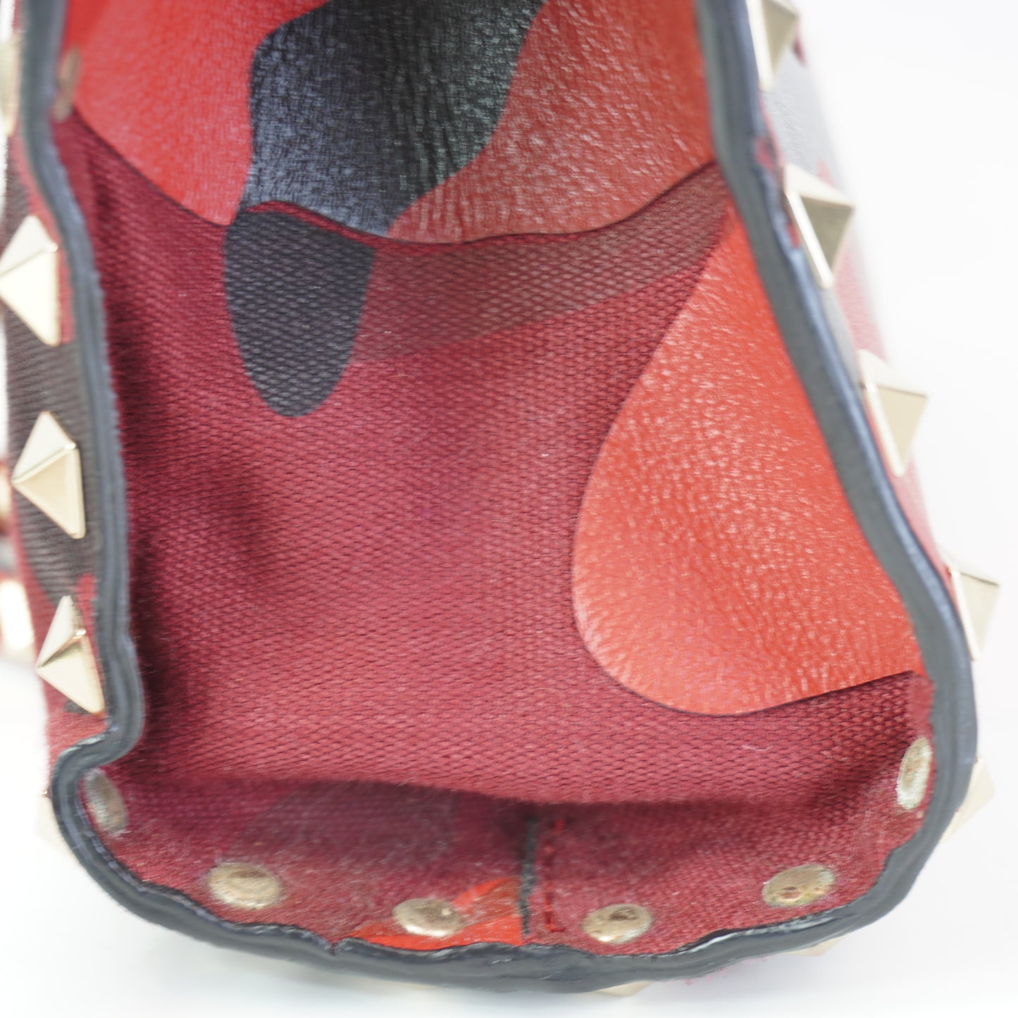 Valentino Rockstud Camouflage Shoulder Bag