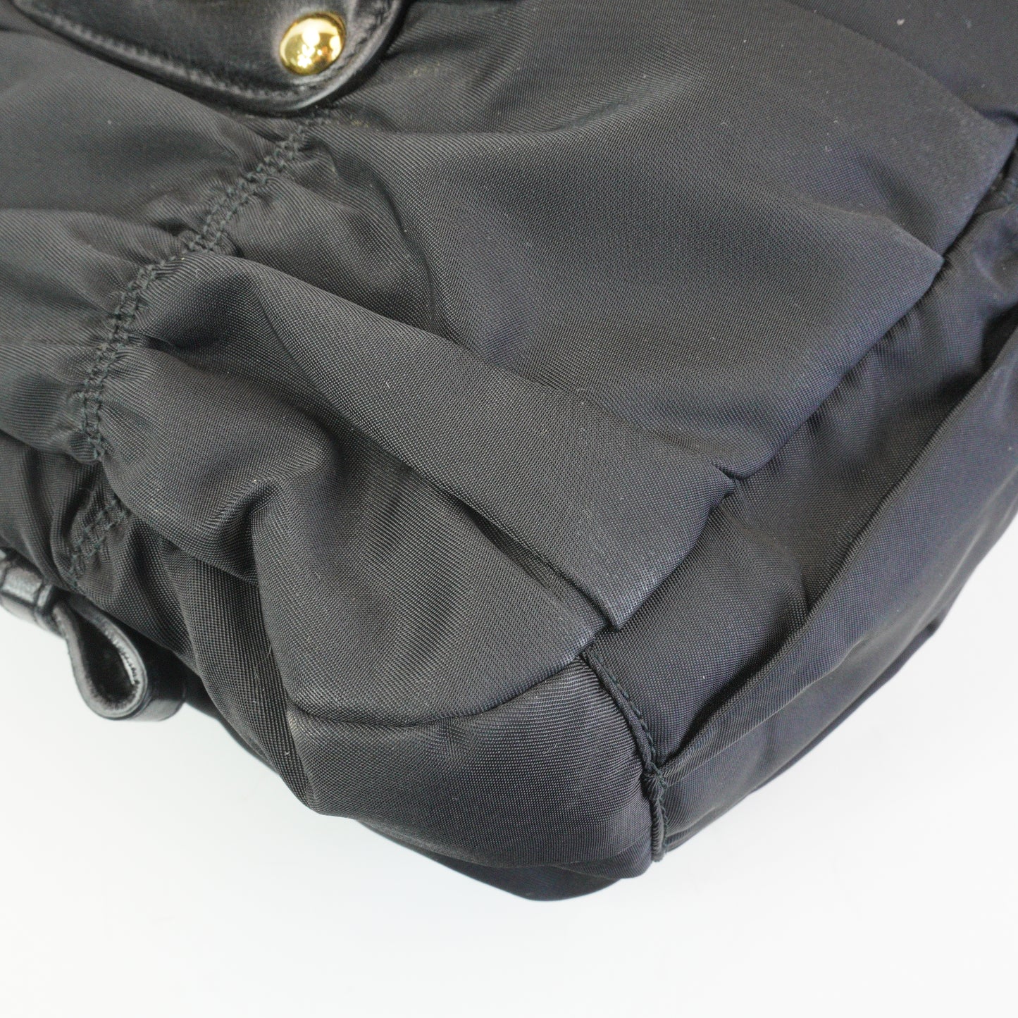 Prada Tessuto Gaufre Satchel Black GHW Medium