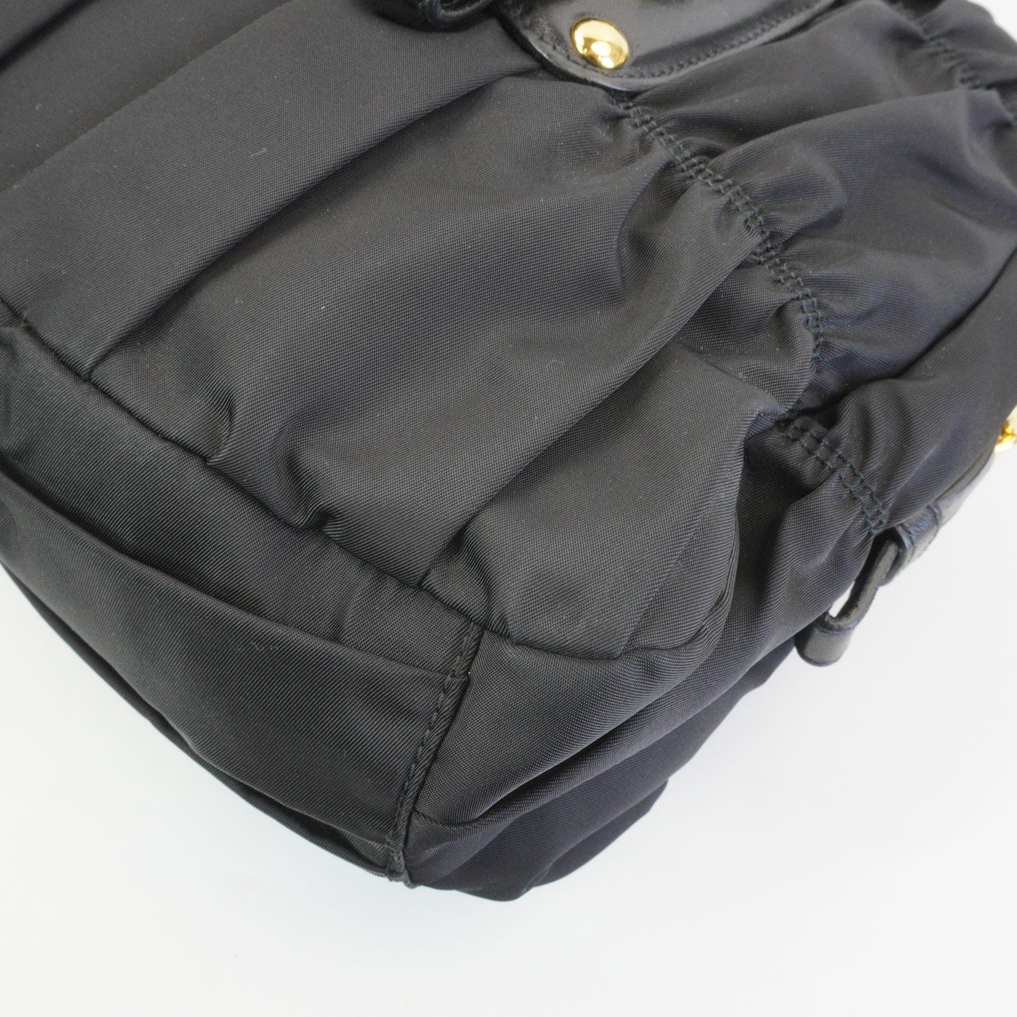 Prada Tessuto Gaufre Satchel Black GHW Medium