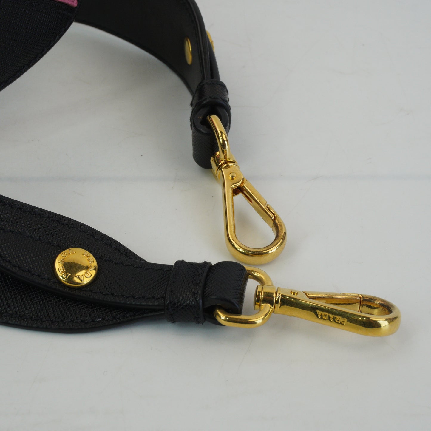 Prada Saffiano Paradigne Bag Black GHW Medium