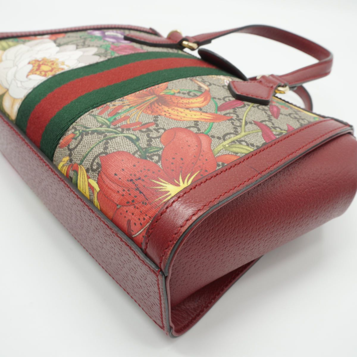 Gucci GG  Supreme Monogram Ophidia Tote Small GHW