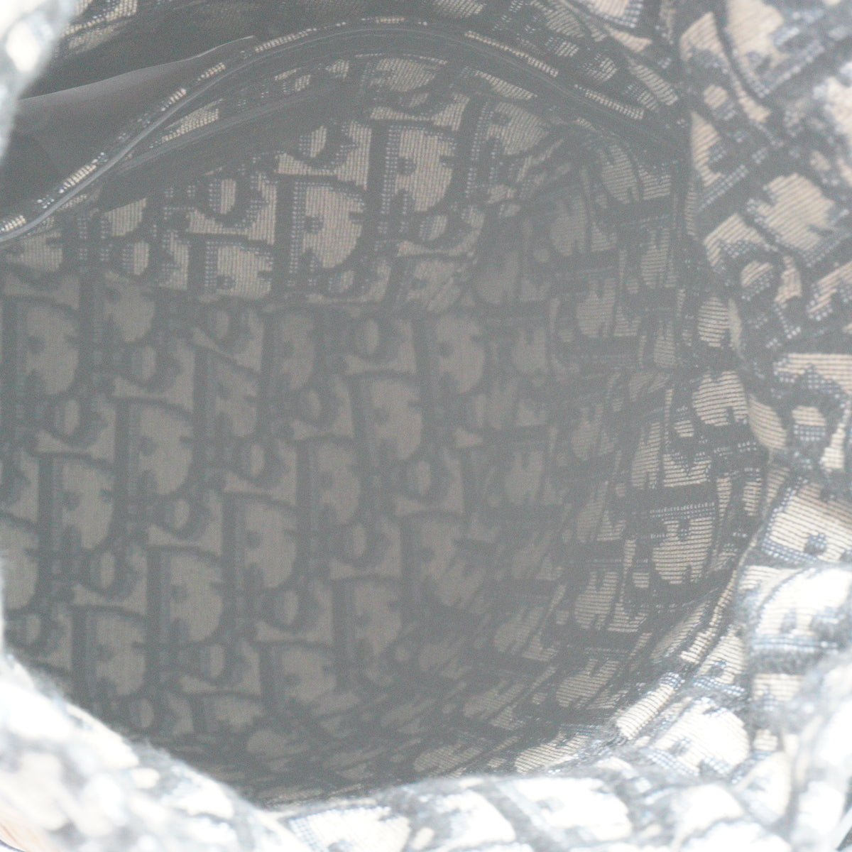 Dior	Wicker Oblique Jacquard Canvas Drawstring Bucket Bag GHW