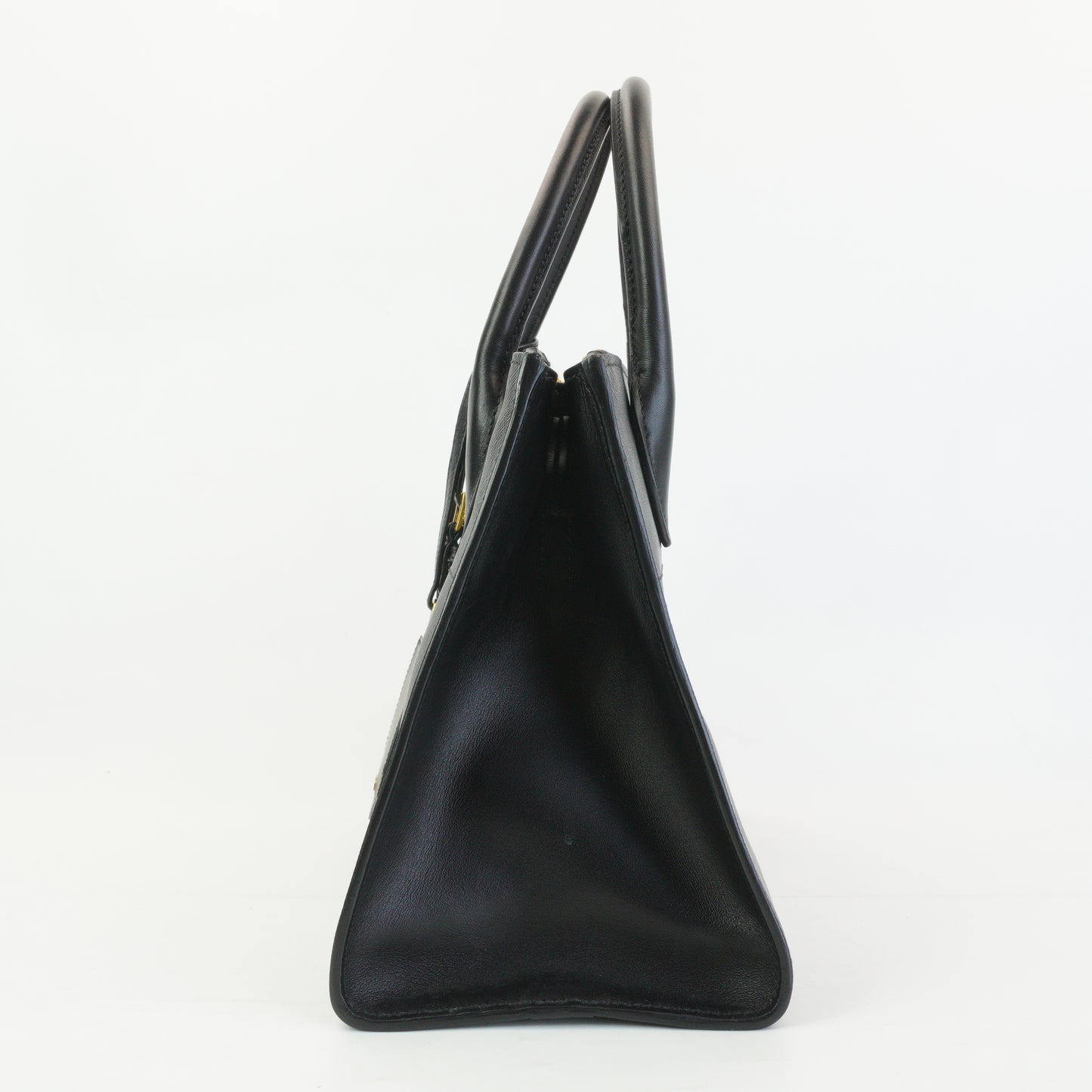 Prada Saffiano Paradigne Bag Black GHW Medium