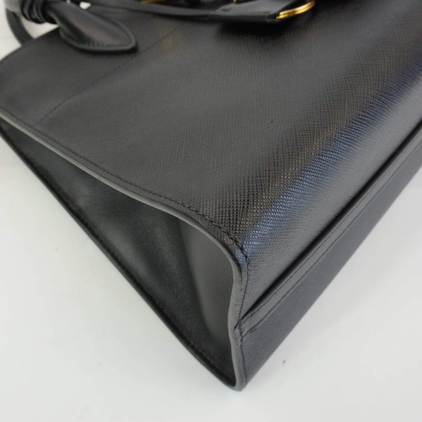 Prada Saffiano Paradigne Bag Black GHW Medium