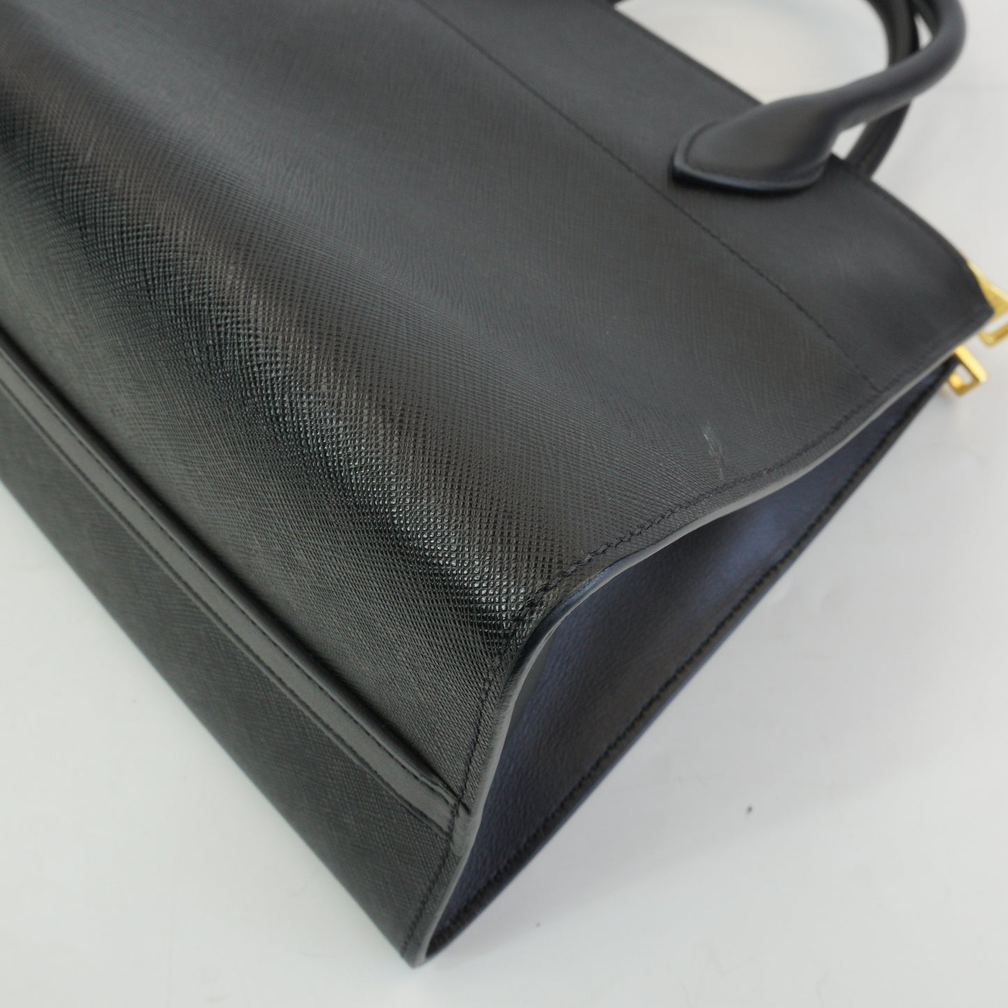 Prada Saffiano Paradigne Bag Black GHW Medium