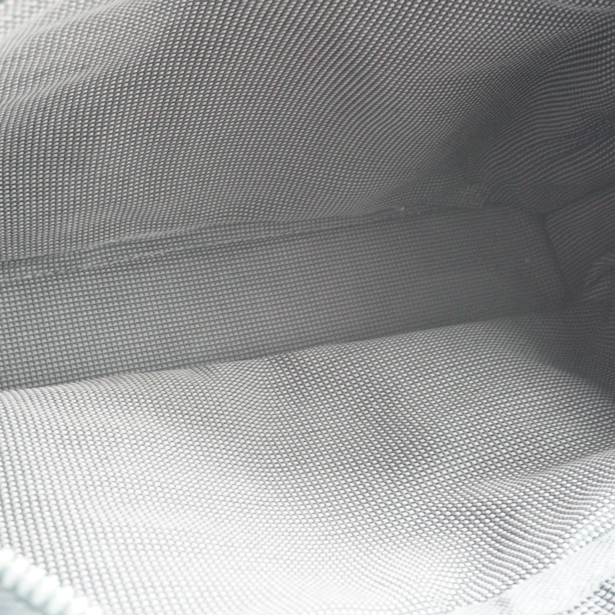Hermes	Herline Small Canvas Tote Bag Black and Gray SHW