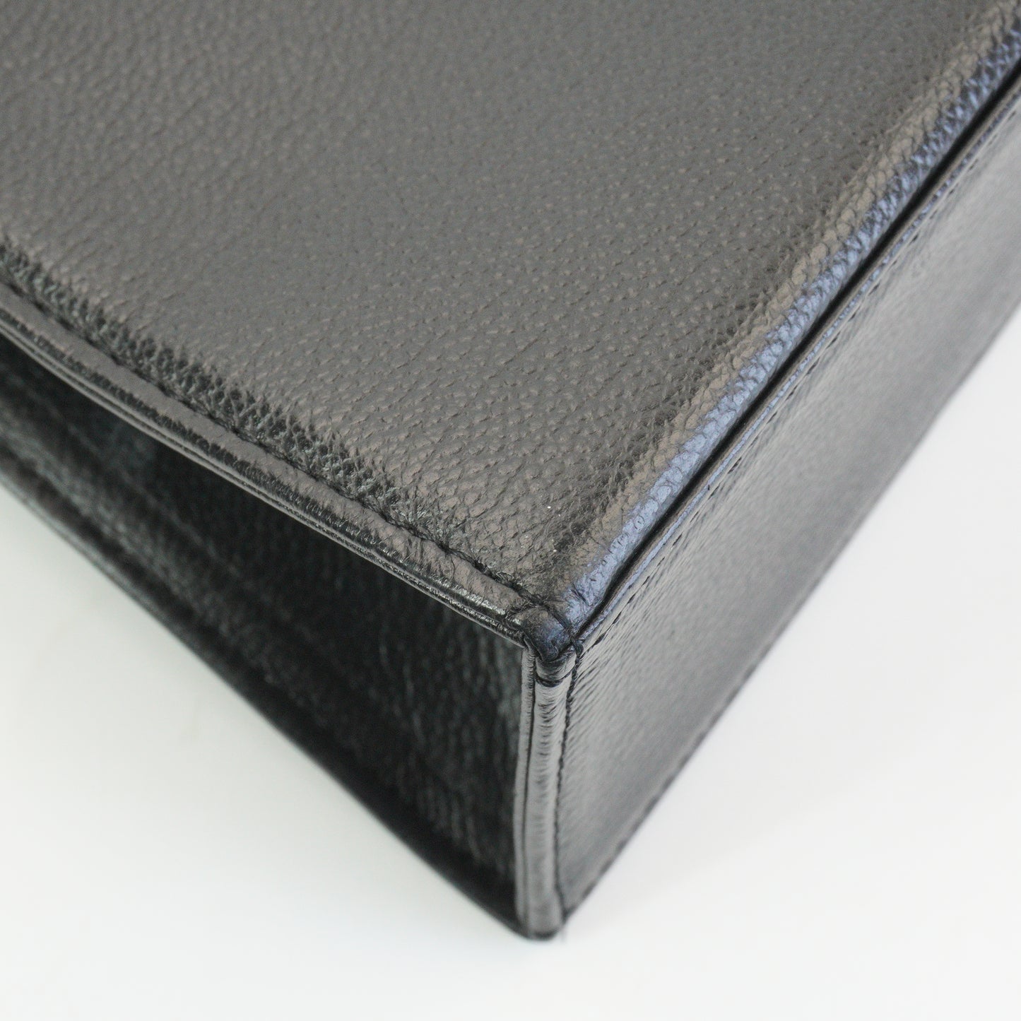 YSL	Top Handle Black Envelope Flap Black GHW  Medium