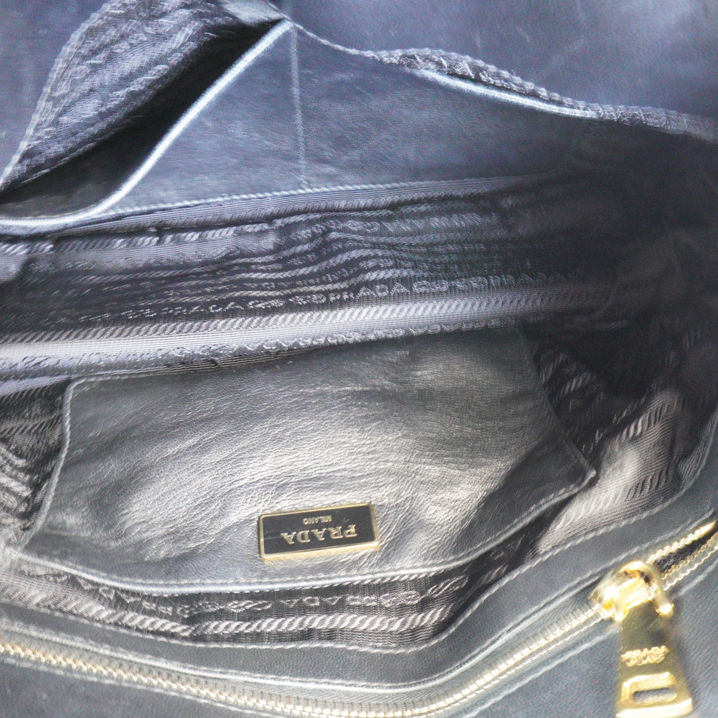 Prada Tessuto Gaufre Nylon Bag GHW Medium