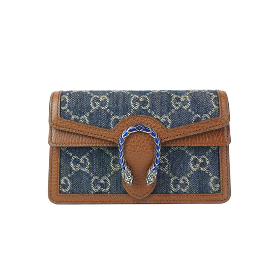 Gucci Dionysus GG Denim Super Mini Bag