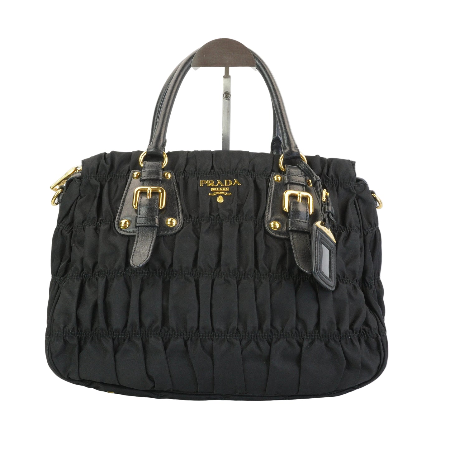 Prada Tessuto Gaufre Nylon Bag GHW Medium