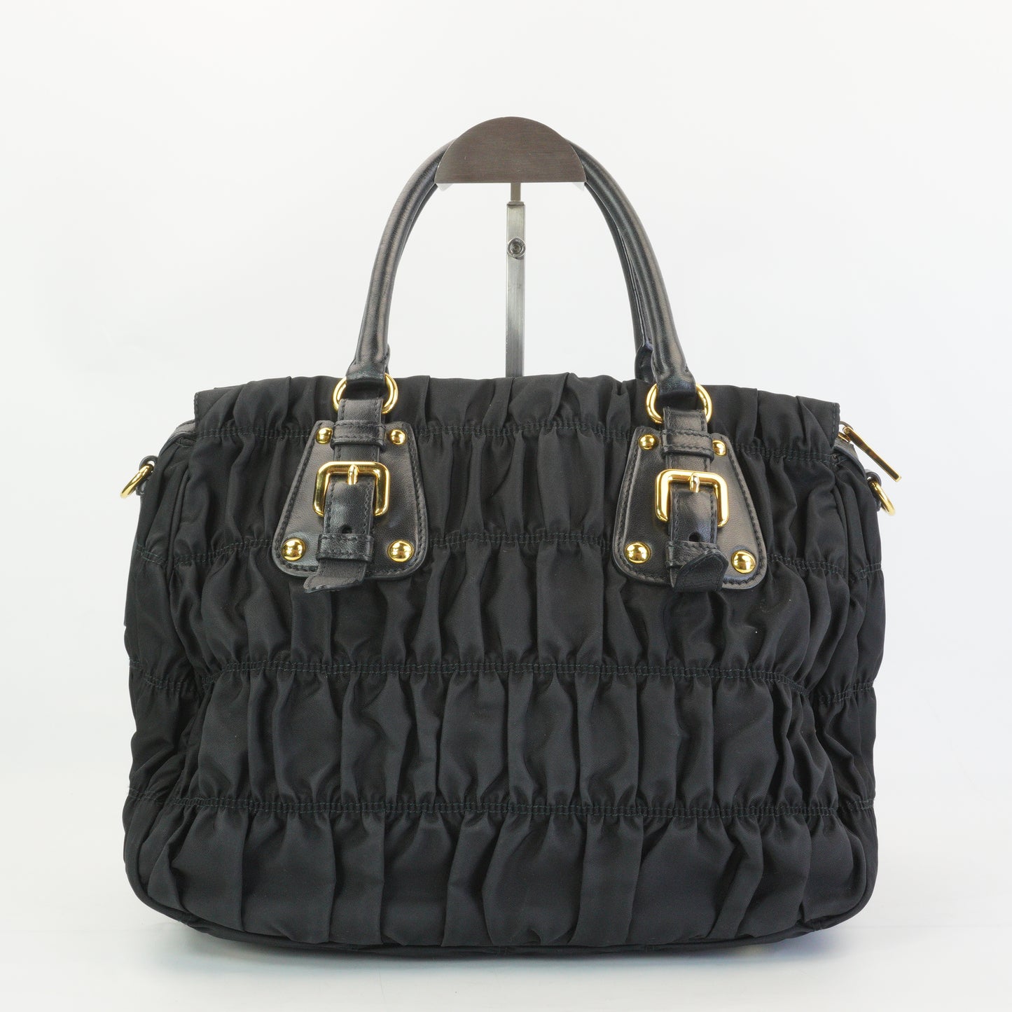 Prada Tessuto Gaufre Nylon Bag GHW Medium