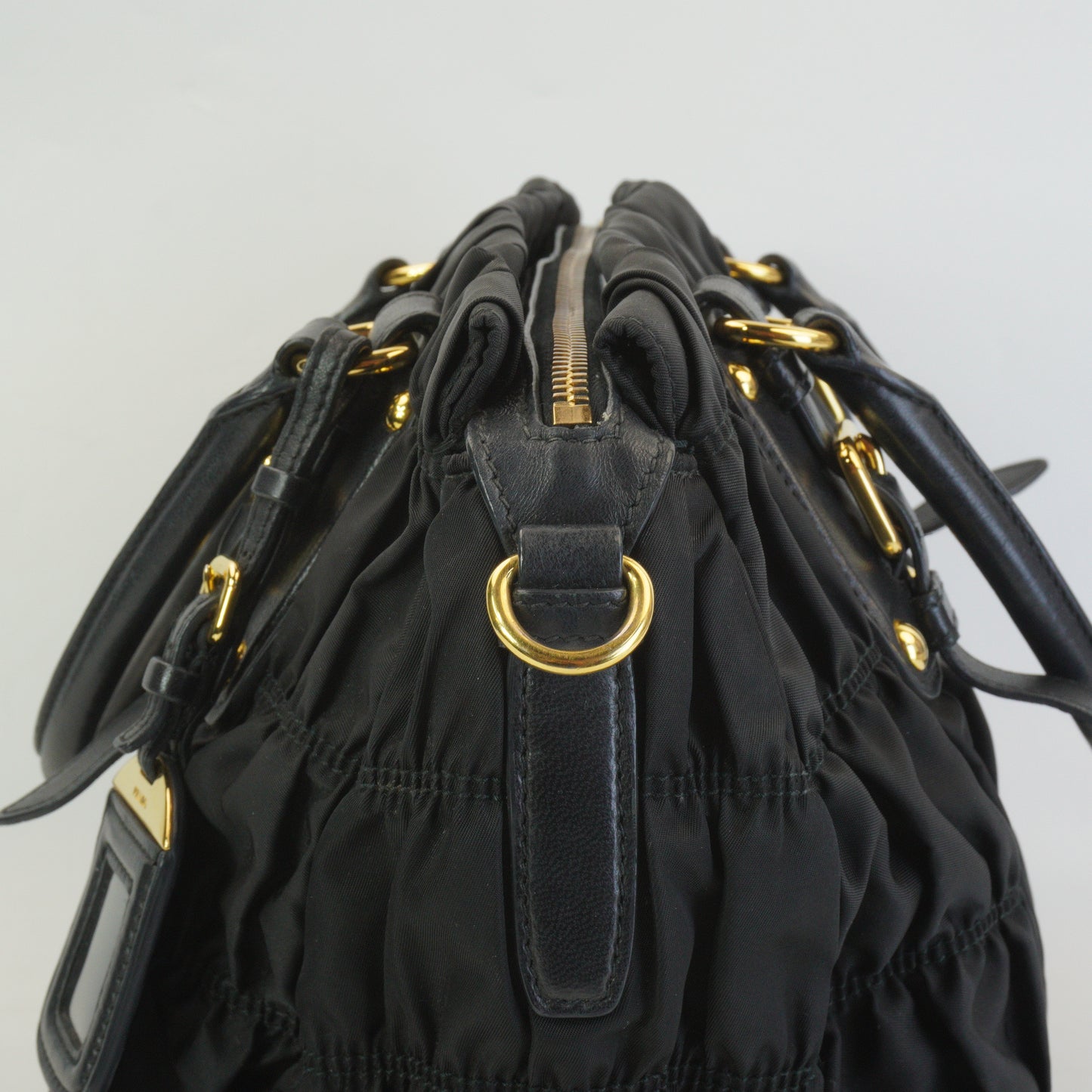 Prada Tessuto Gaufre Nylon Bag GHW Medium