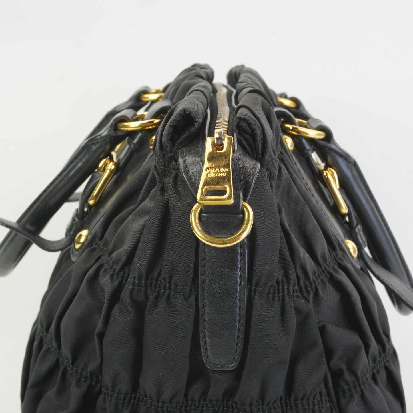 Prada Tessuto Gaufre Nylon Bag GHW Medium